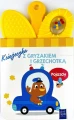 Książeczka z gryzakiem i grzechotką. Pojazdy