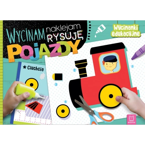 Wycinam, naklejam, rysuję. Pojazdy. Wycinanki edukacyjne