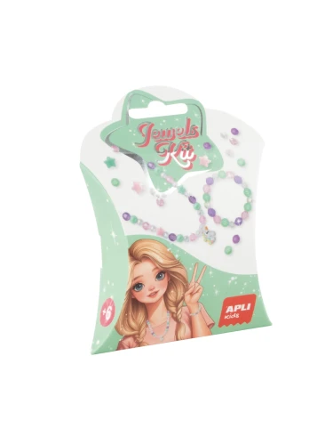 Zestaw do tworzenia naszyjników i bransoletek DIY Kit - Jednorożec Apli Kids
