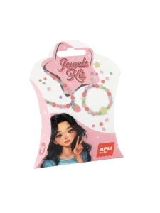 Zestaw do tworzenia naszyjników i bransoletek DIY Kit - Truskawka Apli Kids