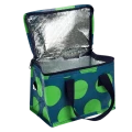 Torba termiczna na lunch, Kropki, zielono-niebieska, Rex London