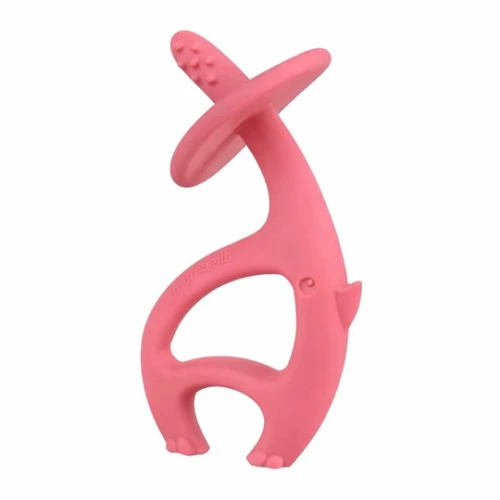 Gryzak Słonik Dancing Elephant Pink - Mombella