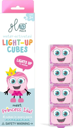 Kostki sensoryczne świecące w wodzie Księżniczka IDA - Glo Pals 