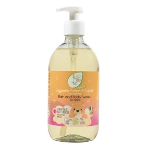 Płyn do kąpieli dla dzieci i niemowląt, do ciała i włosów, BEZ ŁEZ, AIAB, 500 ml, Pierpaoli Biocontè Baby