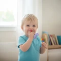 Gryzak silikonowy dla niemowląt, Różdżka, wielokolorowy, RaZbaby