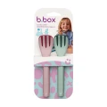 Sztućce do lunchboxa z łyżką i widelcem, 2 zestawy, Twilight, b.box