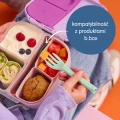 Sztućce do lunchboxa z łyżką i widelcem, 2 zestawy, Twilight, b.box