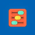 PlayTab Sensoryczny Kwadrat Suwaki - Fat Brain Toys