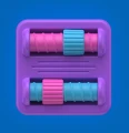 PlayTab Sensoryczny Kwadrat. Nakrętki - Fat Brain Toys