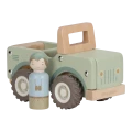 Drewniany samochód zielony Safari Friends FSC Little Dutch