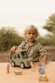 Drewniany samochód sorter Safari Friends FSC Little Dutch