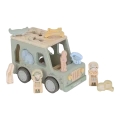 Drewniany samochód sorter Safari Friends FSC Little Dutch