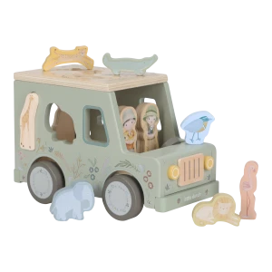 Drewniany samochód sorter Safari Friends FSC Little Dutch