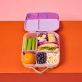 Lunchbox, śniadaniówka do szkoły, pracy, przegródki, wkład chłodzący, 2l, Sugar Plum, b.box
