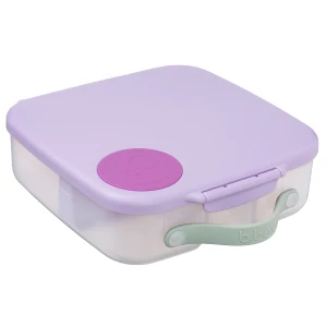 Lunchbox, śniadaniówka do szkoły, pracy, przegródki, wkład chłodzący, 2l, Sugar Plum, b.box