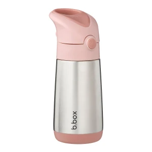 Butelka termiczna, bidon dla dziecka ze słomką 350 ml, Blush Crush, b.box