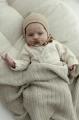 Bambusowy kocyk light beige 80x100 - Vini My Memi