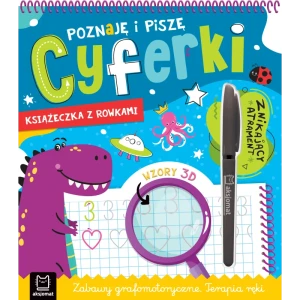 Poznaję i piszę cyferki. Książeczka z rowkami. Znikający atrament