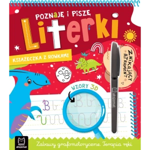 Poznaję i piszę literki. Książeczka z rowkami. Znikający atrament