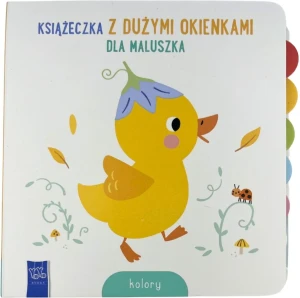 Książeczka z dużymi okienkami dla maluszka. Kolory
