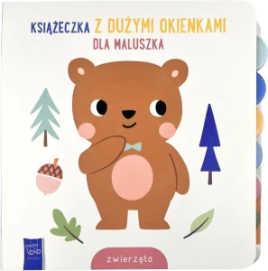 Książeczka z dużymi okienkami dla maluszka. Zwierzęta