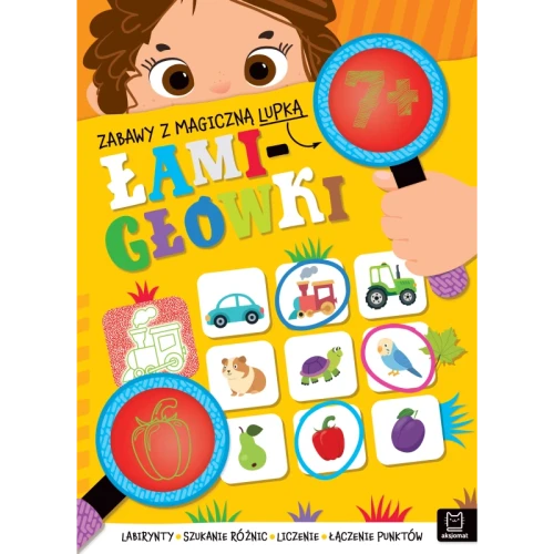 Zabawy z magiczną lupką - Łamigłówki żółte