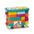 Miękkie klocki sensoryczne z WAGONIKAMI – Buildin’ Squishies – B.Toys