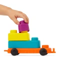 Miękkie klocki sensoryczne z WAGONIKAMI – Buildin’ Squishies – B.Toys