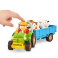 Traktor z przyczepą, rolnikiem i zwierzętami – Farming Fun Tractor – Battat