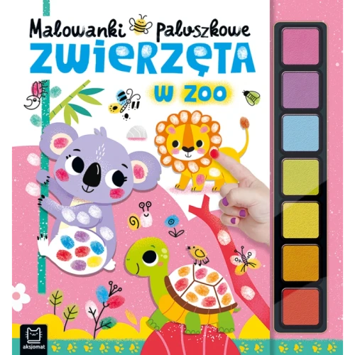 Malowanki paluszkowe. Zwierzęta w zoo