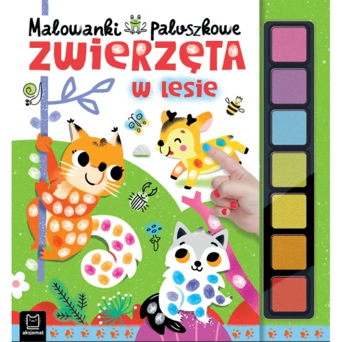 Malowanki paluszkowe. Zwierzęta w lesie