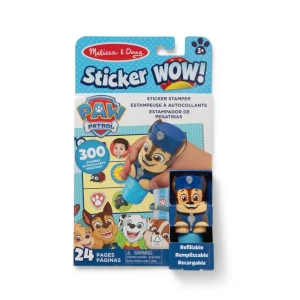 STICKER WOW! Książeczka z naklejkami,  Psi Patrol Chase Melissa & Doug